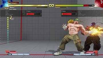 SFV Alex Quick Recovery Corner Meaty Set Up From EX Flash Chop