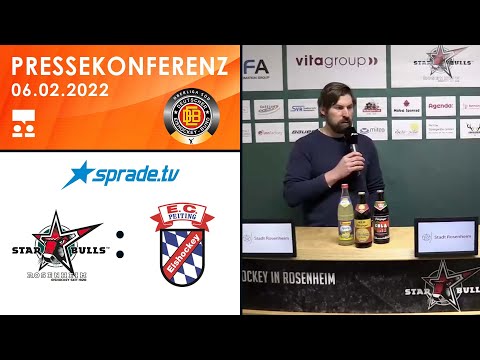 31. Spieltag: Starbulls Rosenheim - EC Peiting (Pressekonferenz)