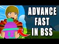 Advance fast in bee swarm simulator  roblox