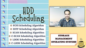 HDD Scheduling || FCFS || SSTF || SCAN || C-SCAN || LOOK || C-LOOK || Disk Scheduling Algorithms