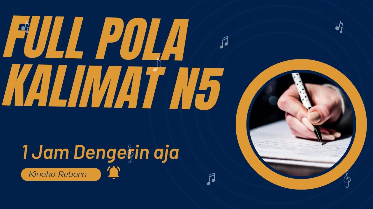 Full Rangkuman Pola Kalimat JLPT N5 #jlptn5
