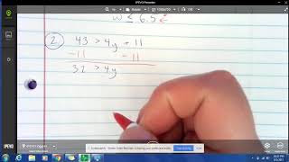 9-7-17 Solving Inequalities, Example 2