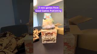 Shout out to @GoodGamesPublishing ! We look forward to experiencing your games! #boardgames