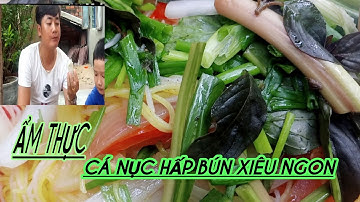hấp cá nục với bún / Minh Biển Vlog