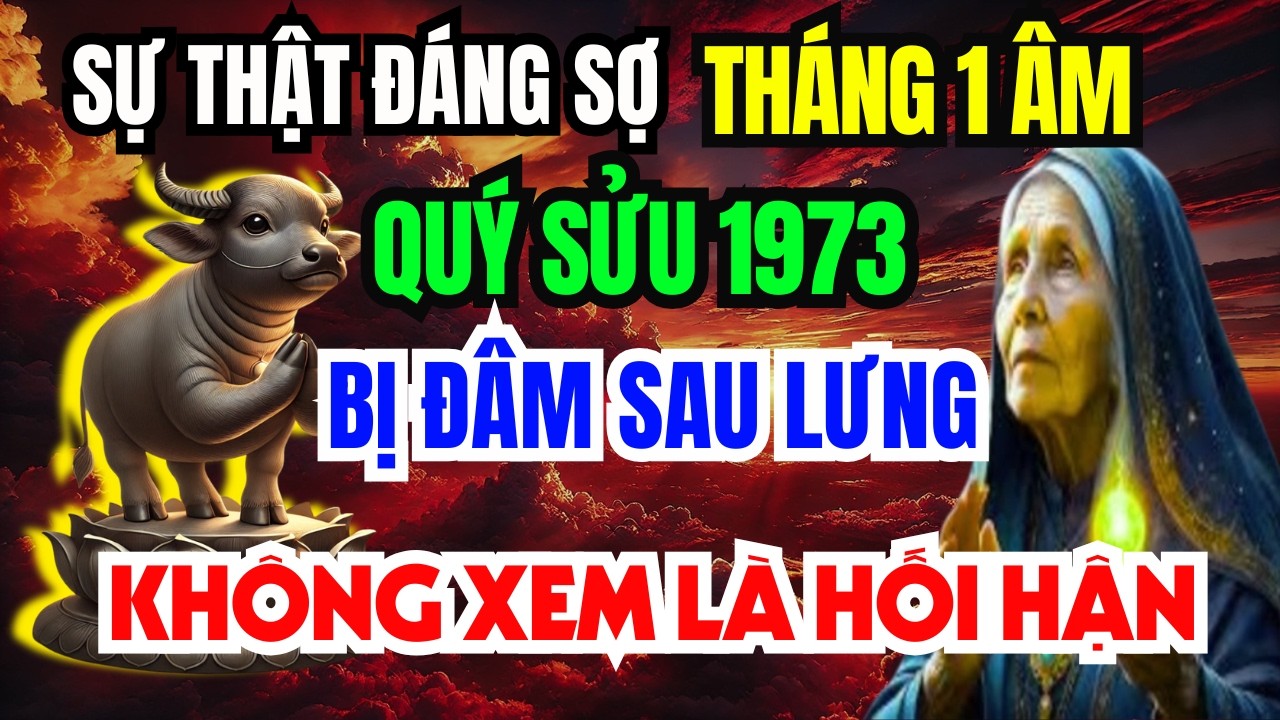 THẦY PHÁP HÒA KHAI THỊ: Quý Sửu 1973 T1 ÂL Trả Nghiệp Âm, Bị Hãm Hại Ngầm, Biết Muộn Ân Hận Hết Đời