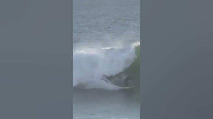 Surfer catches big wave at Steamer Lane, Santa Cruz #surfing