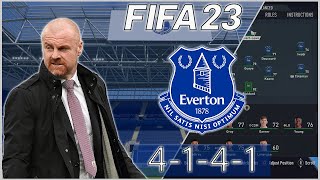 Everton's 4-1-4-1 Sean Dyche Tactics | FIFA 23