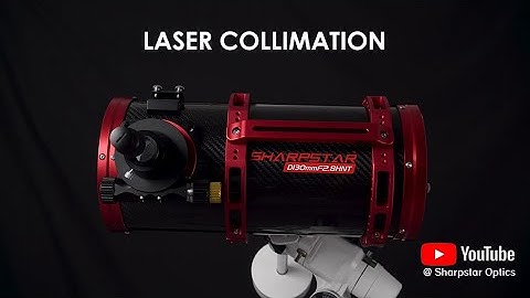 Laser Collimation on Sharpstar 13028HNT