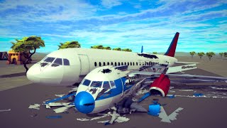 Brutal Runaway Collisions and Emergency Landings | Besiege