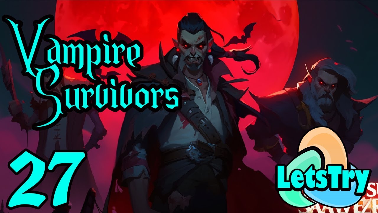 Lama - Red White and Blue Death! Whip in Gallo Tower: Vampire Survivors Let's Play S2E27