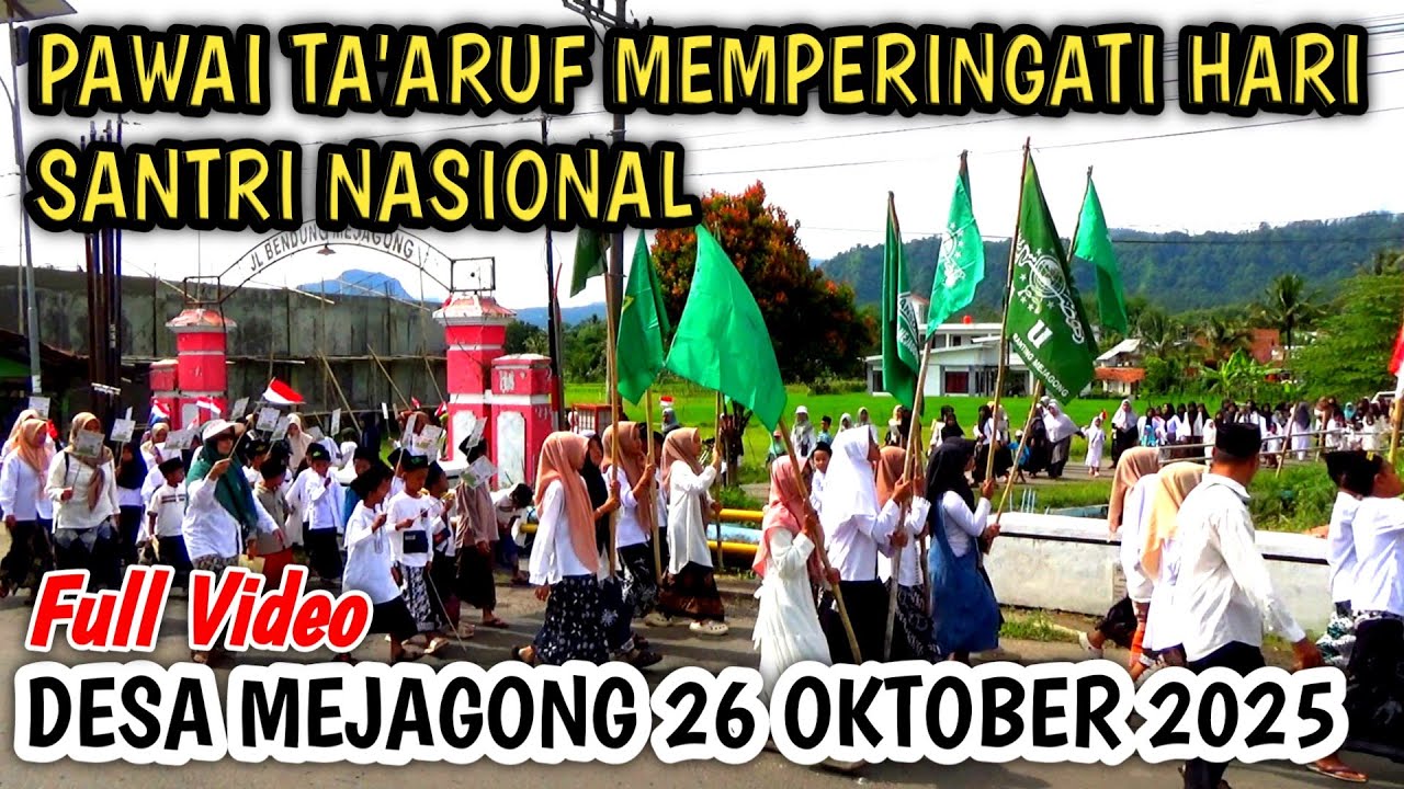 Kebersamaan Santri dan Warga Mejagong di Hari Santri Nasional 2025