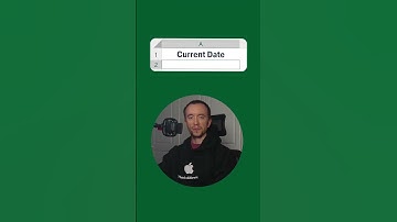 Insert the current date and time in Excel