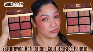 YSL Brewed Reflections Couture Face Palette | Both Palettes Face Swatches & Review screenshot 5