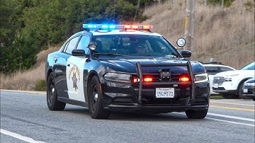 Yelp! CHP Units Responding Code 3 to an 11-79!