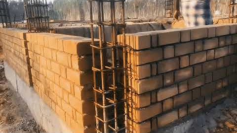 CSEB Wall Pattern for Flamish Bond Method. Looking Good