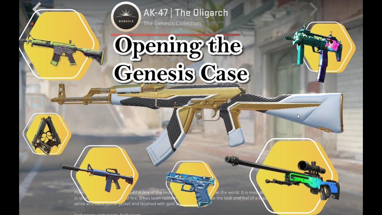 Opening the Genesis Case in CS2 🔥 AK-47 The Oligarch Pull?!