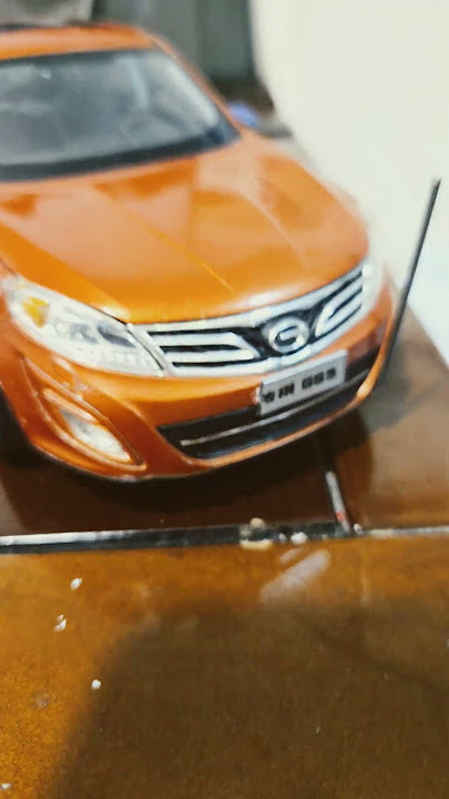V8 engine in gac trumpchi gs5 1/18 model car
