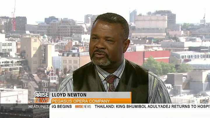 The founder of Pegasus Opera Company Lloyd Newton ...