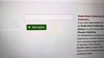 If you’re looking for how to add an imprint to your bowker isbn account