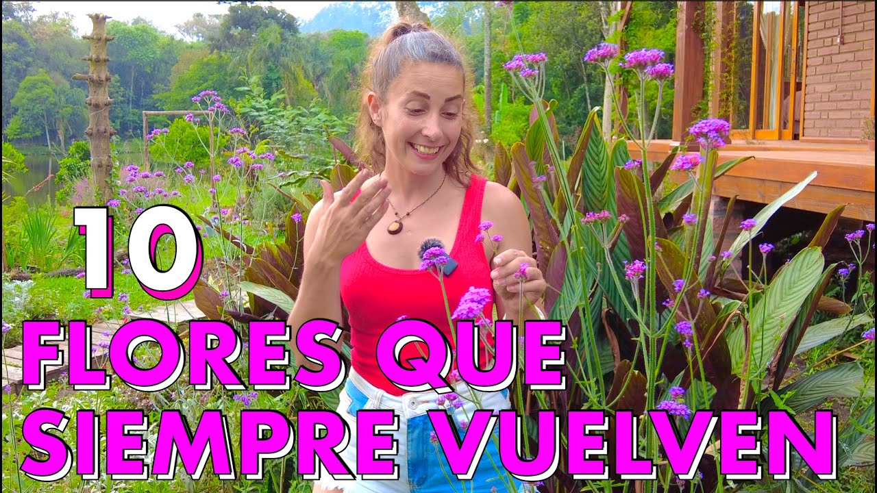 FLORES que AUTO GERMINAN en el jardín