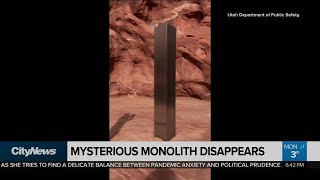 Mysterious monolith in Utah disappears