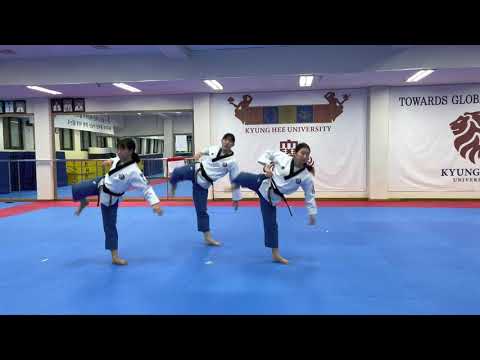 백석대 총장기 온라인 태권도대회 / 공인품새 여자  단체전 / Under 30 / 경희대학교 / 조혜인 한다현 문지우 / 고려