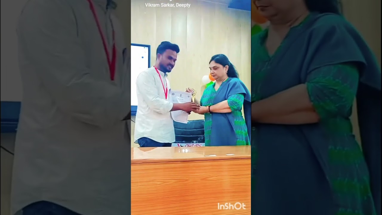 NSS best volunteer award in our college