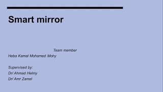 07 - smart mirror - heba kamal screenshot 1