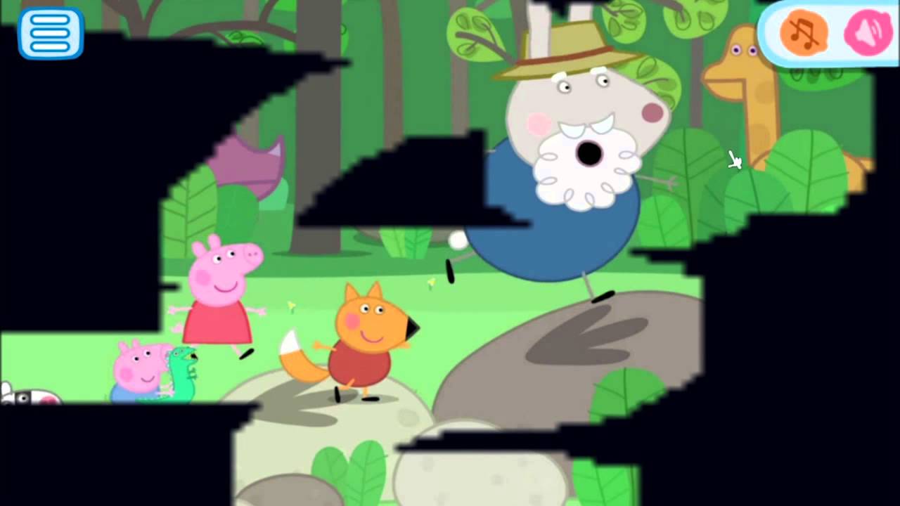 Peppa Pig Mini Games Clear the Picture best app demos for kids YouTube