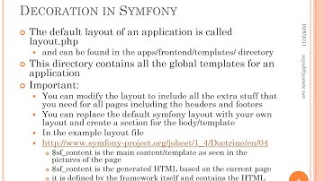 MVC in symfony