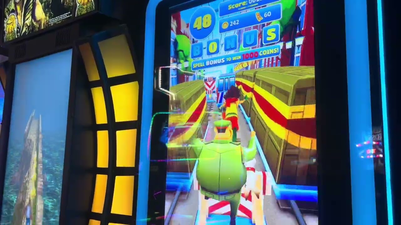 One of my favorite mobile games at the arcade (Did I win big?)