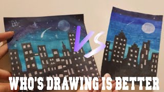 Zaras Creative Academydrawing Competition Me Vs Cousin