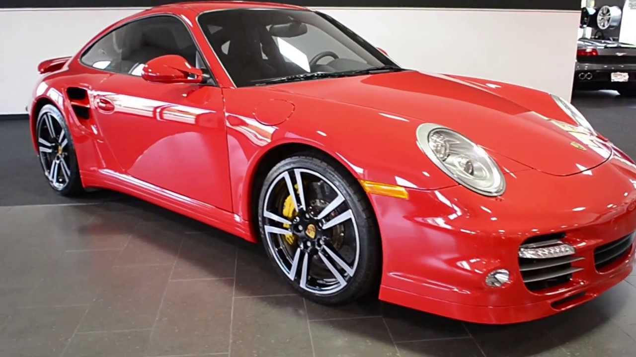 2012 Porsche 911 Turbo S Guards Red LC252 - YouTube