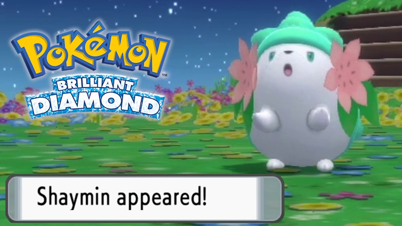 Pokemon Brilliant Diamond Live Shiny Shaymin! YouTube