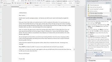 JasperActive Word 2016 Core Lesson 2: Learn 5 Finding and Replacing Items