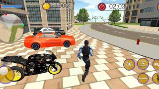 Black Spider Robot Hero Android Gameplay screenshot 1