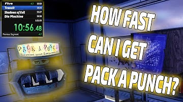How Fast Can You Pack-a-Punch on Every Zombie Map? (Call of Duty Zombies)