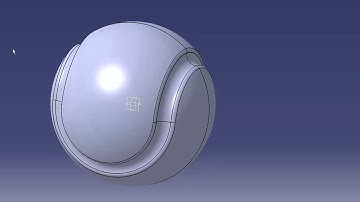 Tennis Ball | Catia tutorial | Geometric Shape Design - cad cam cae Autocad Solidworks Ansys