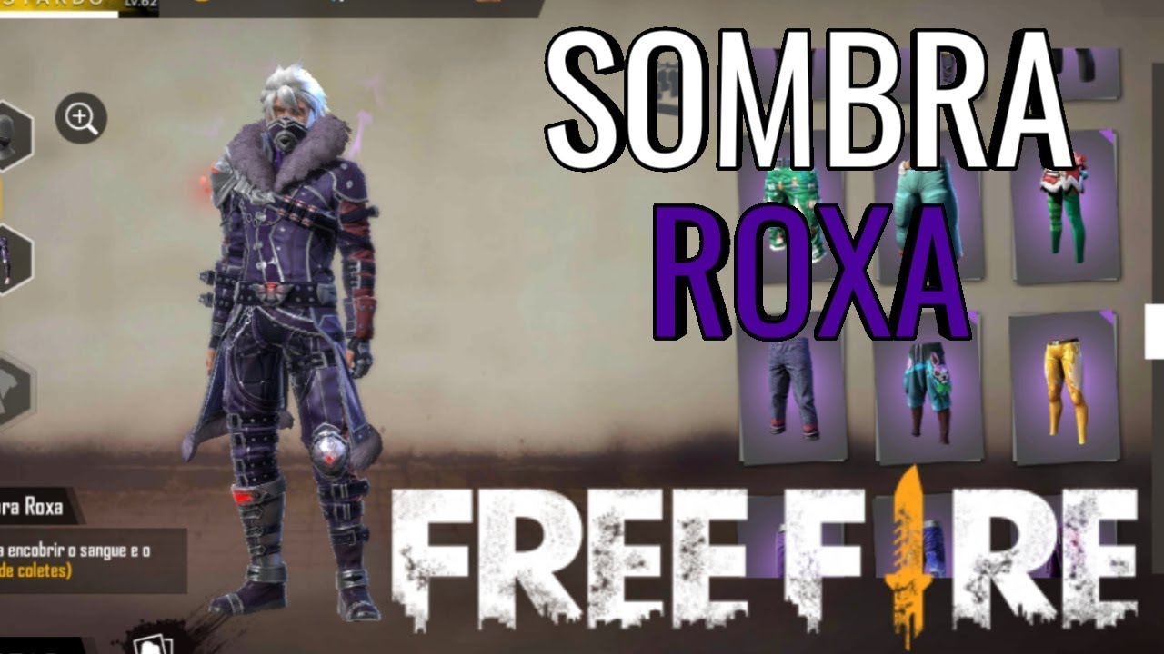Combinações de roupas no Free Fire (sombra roxa) - YouTube