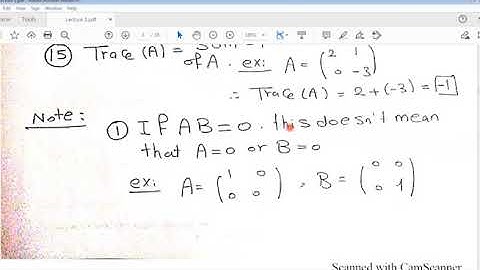 Algebra Lec 1 : General Revision on Matrices Operations and Types of Linear Systems. Dr/Ahmed Essam
