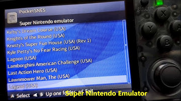 RG350 Retro Console: Wonderswan /Super Nintendo Emulators List Of ALL Games - Gadget Explained
