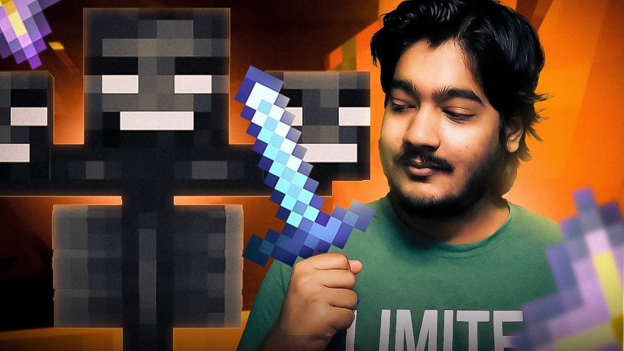 Facing THE WITHER...He Didn’t Stand a Chance😎🔥 | Minecraft Wither Fight