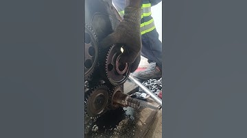 how to remove engine timing #isuzumechanic