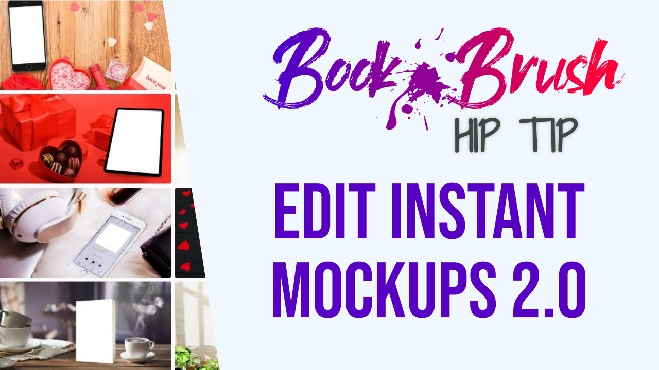 Book Marketing Made Easy 🥳 Instant Mockups 2.0 on Book Brush - YouTube