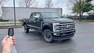 2024 Ford F250 SuperDuty 6.7L Platinum: Start Up, Test Drive, Walkaround, POV and Review