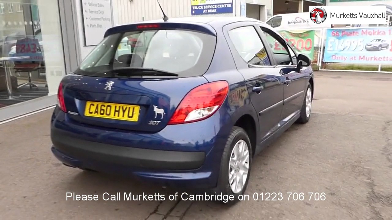 CA60HYU Peugeot 207 S 8V 1.4l MURKETTS CAMBRIDGE YouTube