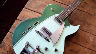 Eastwood Guitars Backlund Rockerbox II DLX demo - YouTube