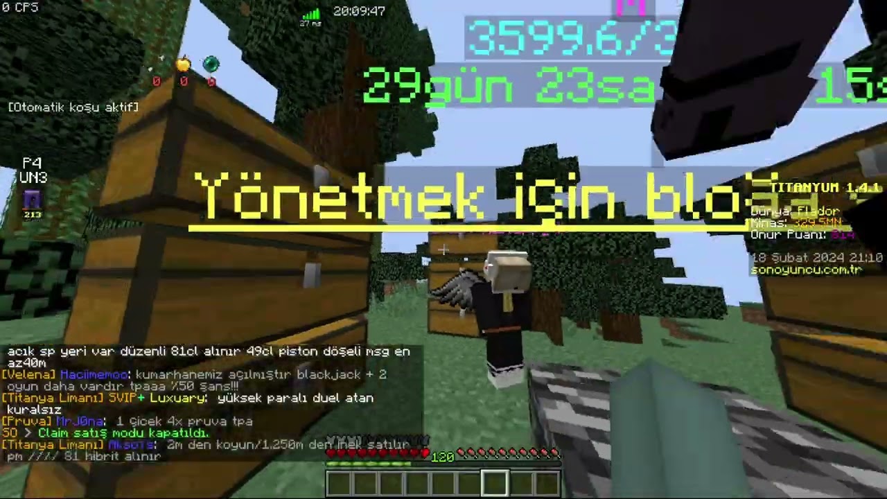 TİTANYUM SERVET DEPOYU SATTIK 378MİLYON GELDİ !!! 500 SP OLDU PVP KAPALIYKEN PARA SERVET KASMA