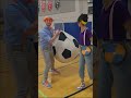 Can We Play Soccer With a Giant Soccer Ball? #shorts #blippi