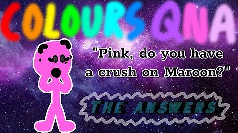 Algicosathlon Colours QNA Part 2 - The answers!